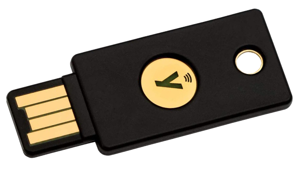 Llave de seguridad FIDO2 YubiKey 5 NFC con conector USB-A